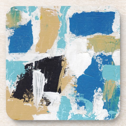 Abstrakt Expression Nr. 6 von Michael Moffa Getränkeuntersetzer (Vorderseite)