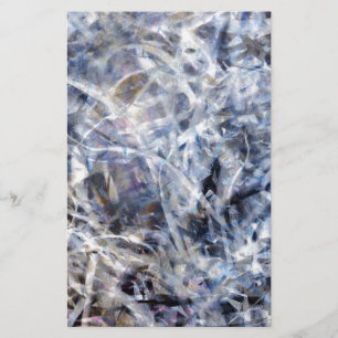 Abstrakt Expressionist Dance 3 Square Briefpapier