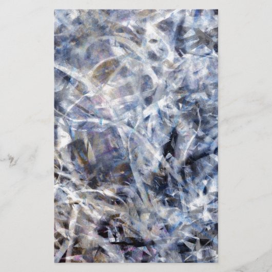 Abstrakt Expressionist Dance 3 Square Briefpapier (Vorderseite)