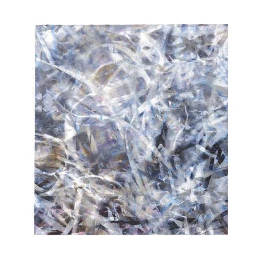 Abstrakt Expressionist Dance 3 Square Notizblock (Vorderseite)