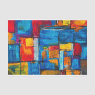 Abstrakt Expressionist Painting Muster Seidenpapier