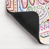 Abstrakt - Fabric Paint - Städtische Gesellschaft Mousepad (Ecke)