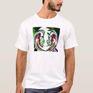 Abstrakt Face Hakuna Matata Kunstplakat T-Shirt