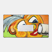 Abstrakt Faced Schreibtischunterlage (Tastatur & Maus)