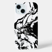 Abstrakt Faces Incidental Art iPhone / iPad Case (Rückseite)