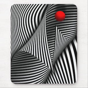 Abstrakt - Fang den roten Ball Mousepad