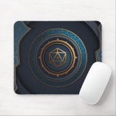 Abstrakt Fantasy D20 Dice Tabletop RPG Mousepad (Mit Mouse)