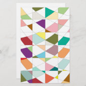 Abstrakt-Farbband Briefpapier (Vorne/Hinten)