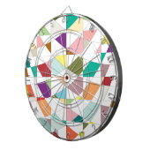 Abstrakt-Farbband Dartscheibe (Vorderseite rechts)