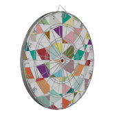 Abstrakt-Farbband Dartscheibe (Vorderseite Links)