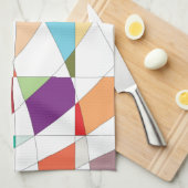 Abstrakt-Farbband Handtuch (Viertel Falte)