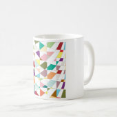 Abstrakt-Farbband Kaffeetasse (VorderseiteRechts)