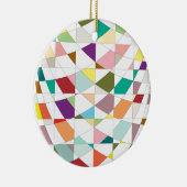 Abstrakt-Farbband Keramikornament (Rechts)