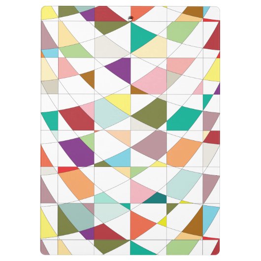 Abstrakt-Farbband Klemmbrett (Rückseite)