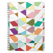 Abstrakt-Farbband Notizblock (Vorderseite)