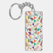 Abstrakt-Farbband Schlüsselanhänger (Vorderseite links)
