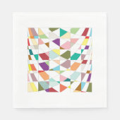Abstrakt-Farbband Serviette (Vorderseite)