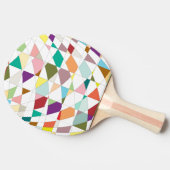 Abstrakt-Farbband Tischtennis Schläger (Seitenansicht)