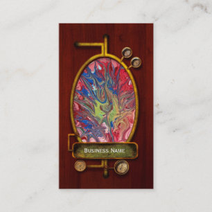 Abstrakt - Farbe - Der Sinn des Lebens Visitenkarte