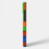 Abstrakt farbenfroh iPhone hülle (Linke Seite)
