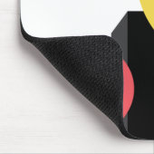 Abstrakt, farbenfroh, modern, einfach, lebendig mousepad (Ecke)