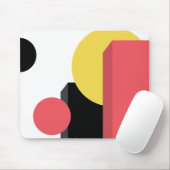 Abstrakt, farbenfroh, modern, einfach, lebendig mousepad (Mit Mouse)