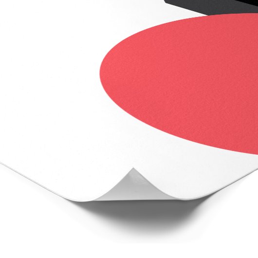 Abstrakt, farbenfroh, modern, einfach, lebendig poster (Ecke)