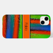 Abstrakt farbig Case-Mate iPhone hülle (Rückseite (Horizontal))