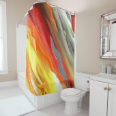 Abstrakt farbig duschvorhang (Beispiel)