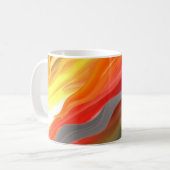 Abstrakt farbig kaffeetasse (Vorderseite Links)