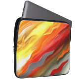 Abstrakt farbig laptopschutzhülle (Vorne Rechts)