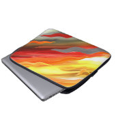 Abstrakt farbig laptopschutzhülle (Vorne Knopf)