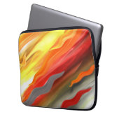 Abstrakt farbig laptopschutzhülle (Vorderseite Links)