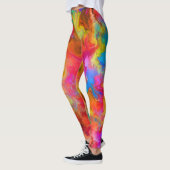 abstrakt farbig leggings (Links)
