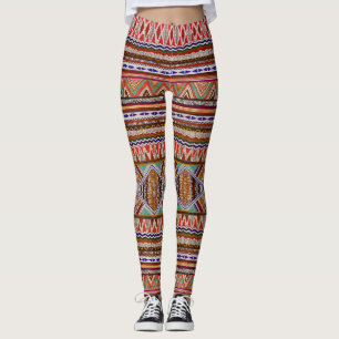 Abstrakt farbig: Nahtloser Musterhintergrund. Leggings