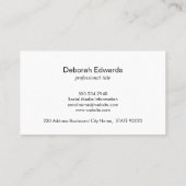 Abstrakt farbig visitenkarte (Rückseite)