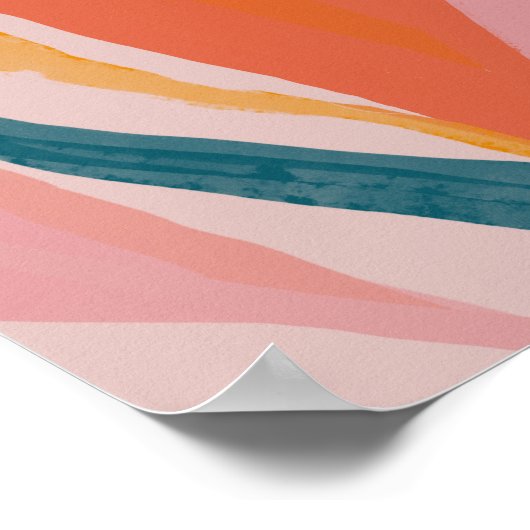 Abstrakt Fauna Poster (Ecke)