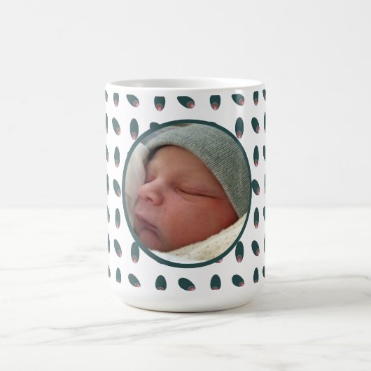 Abstrakt Feathers Dark Kaffeetasse (Mittel)