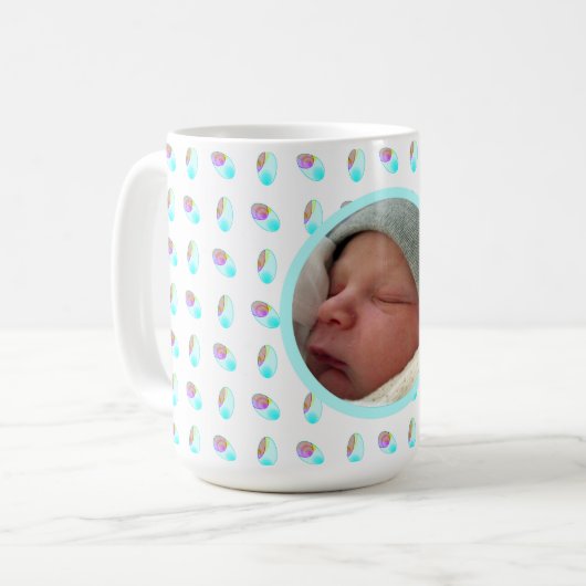 Abstrakt Feathers Kaffeetasse (Vorderseite Links)