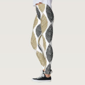 Abstrakt Feathers Muster Leggings (Links)