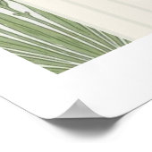 Abstrakt Fern Leaf Poster (Ecke)