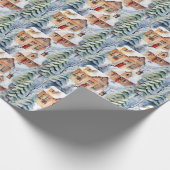 Abstrakt festlich geschenkpapier (Ecke)