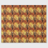 Abstrakt Fierce Lion Geschenkpapier (Flach)