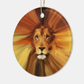 Abstrakt Fierce Lion Keramikornament (Links)