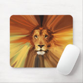 Abstrakt Fierce Lion Mousepad (Mit Mouse)