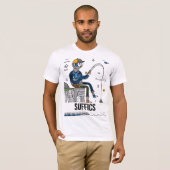 Abstrakt Fisher | SUFFIZIEN T-Shirt (Vorne ganz)
