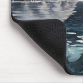 Abstrakt Fjord Mousepad (Ecke)