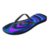 Abstrakt Flame 1 Badesandalen (Schrägansicht)