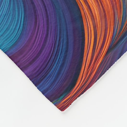 ABSTRAKT FLAMINGO BLANKET FLEECEDECKE (Ecke)