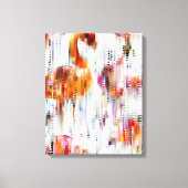 Abstrakt Flamingo Stretched Canvas Print Leinwanddruck (Vorderseite)
